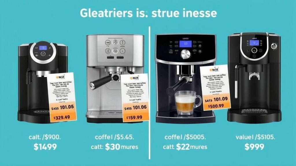 Custo-benefício na escolha de cafeteiras.