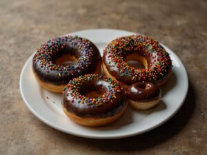 Donuts de Café: Uma Sobremesa Aromática com Chocolate
