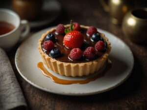 Torta de Café com Ganache: Sabor e Sofisticação em Cada Bite