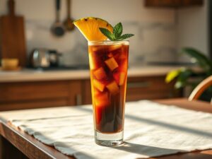 Café Gelado Gaseificado Tropical