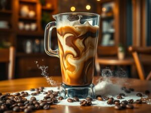 Café Cremoso Energético no Liquidificador