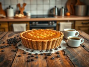 Torta de Café com Doce de Leite Delícia