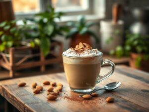 Café com Creme de Amêndoas Delicioso