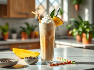 Café Frappé Tropical