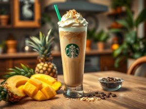 Frappuccino de Café Gelado Tropical