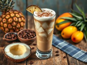 Café Gelado com Leite de Coco Tropical