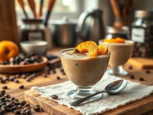 Creme de Café com Damasco Delicioso