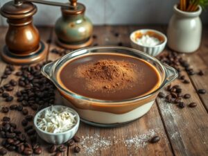 Pudim de Café com Leite de Coco Delicioso