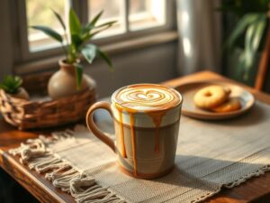 Café Latte com Caramelo Tropical