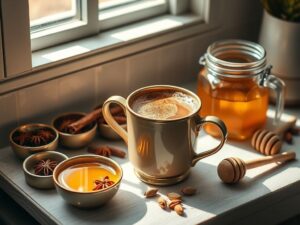 Café Aromático com Especiarias e Mel