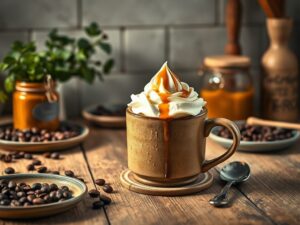 Café Caramelado com Chantilly dos Sonhos