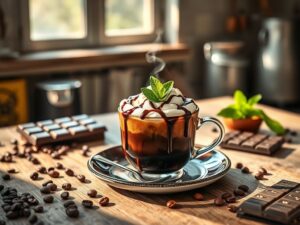 Café com Chocolate e Menta Delícia