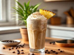 Café Gelado Estilo Frappé Tropical