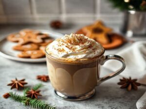 Café com Chocolate Branco Natalino
