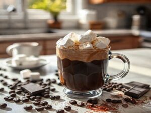 Café Mocha dos Sonhos com Marshmallows