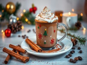 Café Mocha de Natal Delicioso