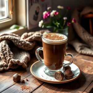 Café com Chocolate ao Leite Delicioso