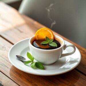 Café Coado com Laranja Refrescante