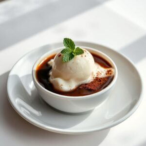 Café Gelado com Sorvete de Vanilla