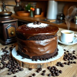Bolo Delícia de Café com Chocolate