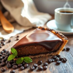Torta do Café com Chocolate dos Sonhos