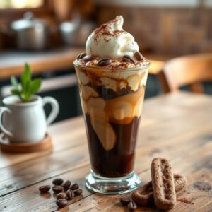 Café Gelado dos Deuses com Sorvete