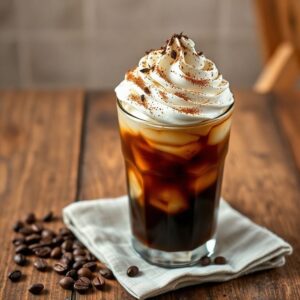 Café Gelado com Nuvem de Creme