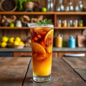 Caipirinha Energética de Café com Limão