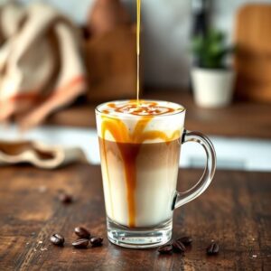 Latte Macchiato de Caramelo dos Sonhos