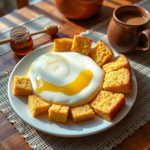 Café da Manhã do Sertão: A Doçura do Leite com Broa
