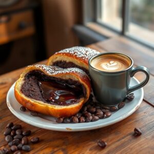Café Delícia: Pão de Café Recheado com Chocolate