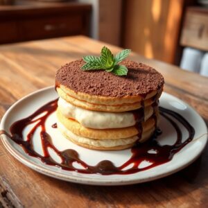 Torta dos Sonhos: Bolacha com Café