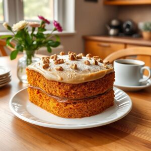 Bolo de Cenoura com Café: A Doçura do Dia a Dia