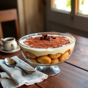 Pavê Café com Biscoitos Encantados
