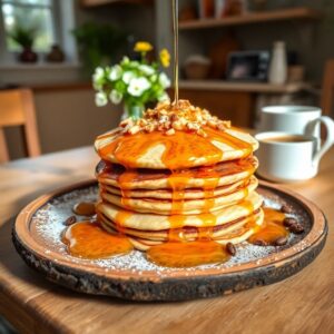 Panquecas Energéticas de Café com Mel
