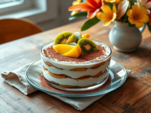 Tiramisù Tropical com Café Brasileiro